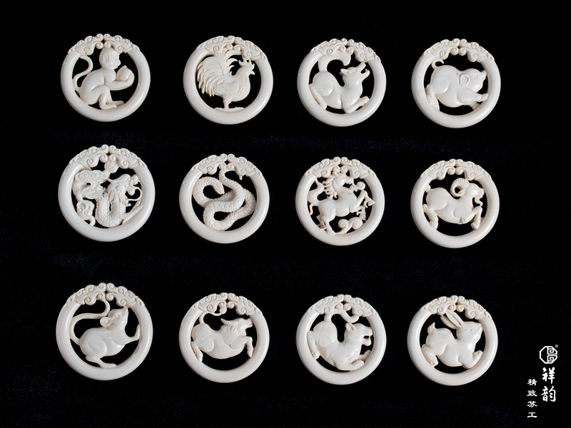 祥韵牙雕《十二生肖系列》 揭开生肖与运势的不解之迷